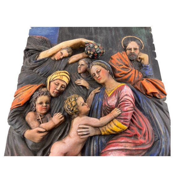Religious‎ 3D Hanging Scroll Design Wall Art - A Family Prayer - Picture 5 of 11